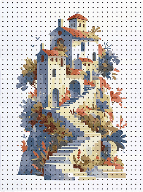 타공판닷컴 UV 프린팅 타공판 햇살이 머무는 곳 700 x 1000 mm, 혼합색상, 1개