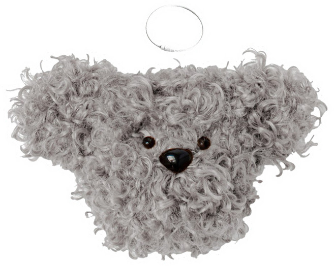 푸들 모루 멍멍 강아지 인형 키링 DIY패키지, 6연그레이, 1세트
