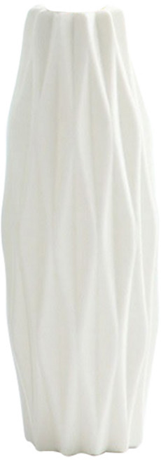 모던 심플 북유럽풍 플라스틱 화병, 화이트, 1개