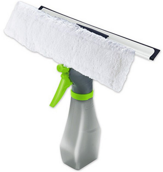 문교 싹쓰리 청소당번 스퀴지 + 분무기 + 지우개 패드 2p 세트, 그레이, 1세트