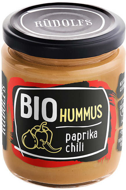 RUDOLFS 유기농 후무스 파프리카 칠리, 1개, 230g