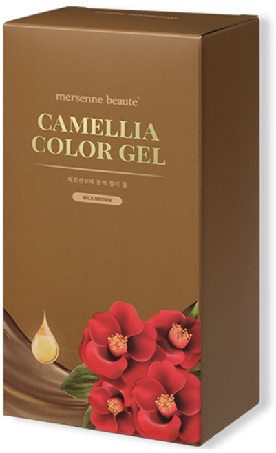 메르센보떼 동백 염색약 140ml, 1개, 밀크브라운