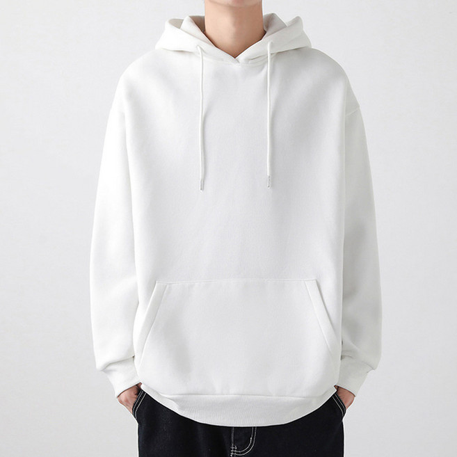 Elsso 男女通用素色連帽大學T