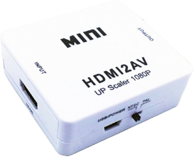 랜스타 HDMI to 3RCA 1080P 양방향 불가 AV컨버터 LS-HD2AV, 1개