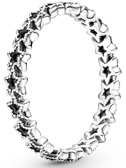 판도라 여성용 밴드 오브 에쉬메트릭 스타 링 반지 190029C00 +쇼핑백+메시지카드+품질보증서(백화점A/S)