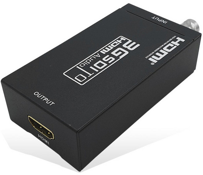 랜스타 SDI TO HDMI 컨버터 8채널 48kHz 1080P 지원, LS-SD2HD, 1개