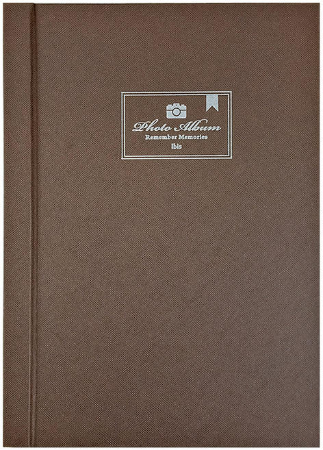 아이비스 A4 접착식 앨범, 진갈색, 20매