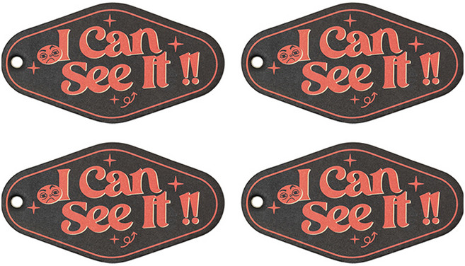 벤딕트 차량용 종이 방향제 퍼퓸 샤쉐 프래그런스 태그 11g, SANDALWOOD(목요일), 4개