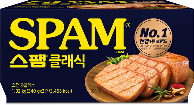 스팸 클래식, 340g, 3개