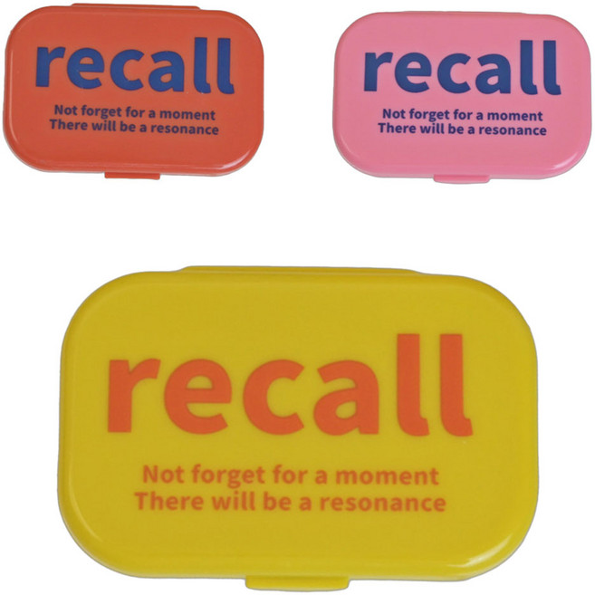 블랙트리 리콜 렌즈케이스, 랜덤발송, 3개