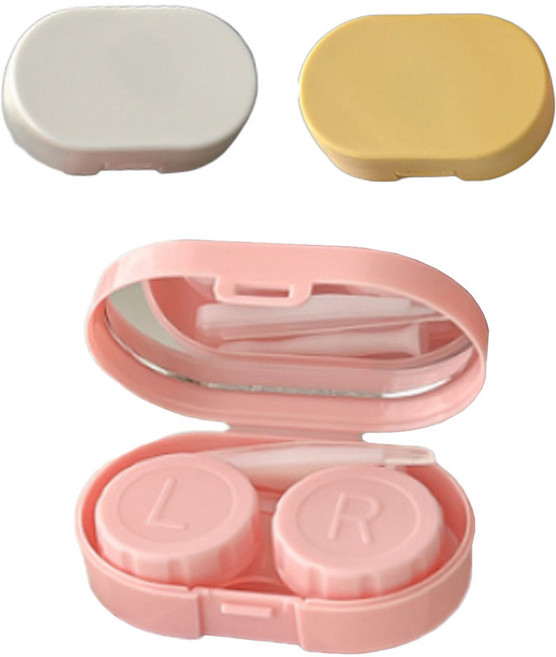 블랙트리 어라운드 렌즈케이스, 랜덤발송, 3개