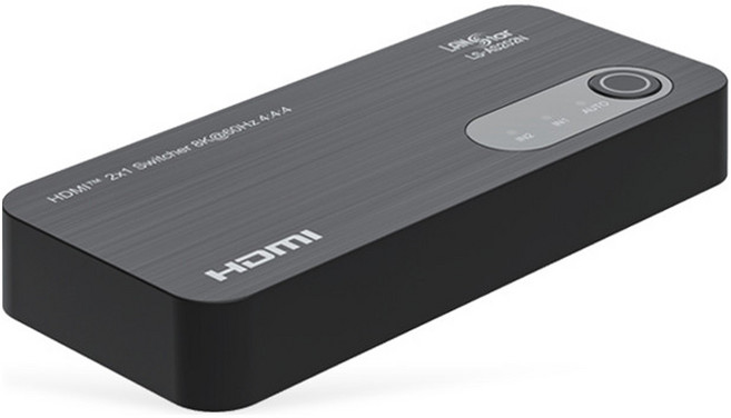 랜스타 HDMI2.1 선택기 1 : 2 8K UHD 60Hz HDR LS-AS202N, 1개