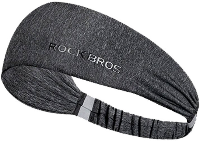 락브로스 스포츠 헤어밴드 ZHD002GR, 그레이, 1개