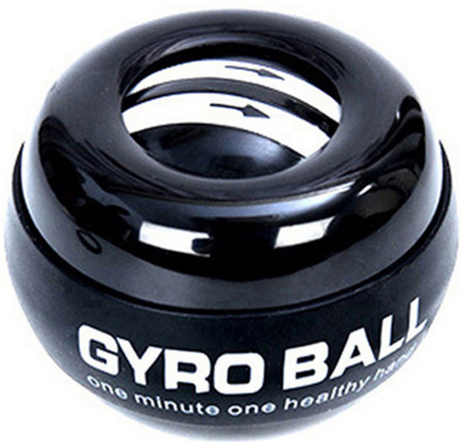 FOBIELLA 손목운동 오토 자이로볼, 올블랙, 1개