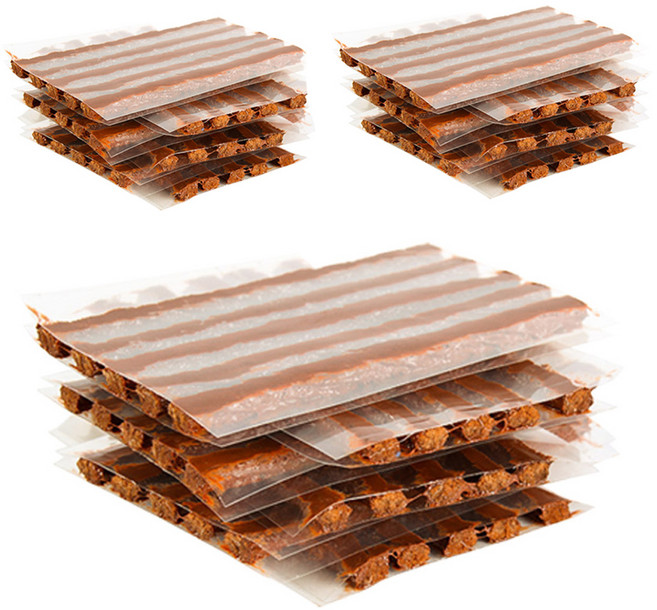 어반카 리페어 타이어 펑크 씰 5p, 15개, 브라운