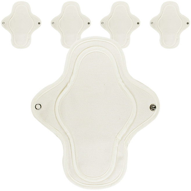 이채 순면 날개형 생리대 아이보리, 1개, 5매입, 소형