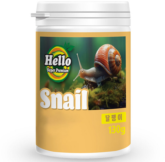 아쿠아플러스 펫코 헬로 달팽이 사료, 130g, 1개