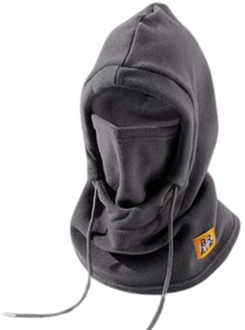 FOBIELLA 후드 넥워머, 그레이, 1개