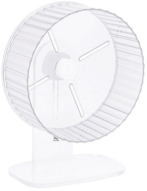 딩동펫 햄스터 크리스탈 런닝휠 쳇바퀴, 투명, 1개