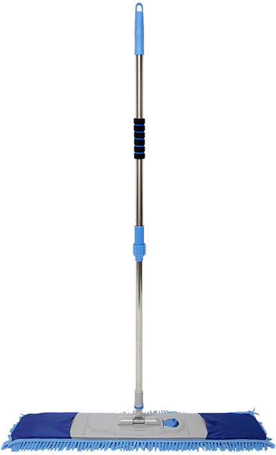 플라넥스 길이 조절되는 2단 스테인리스 초극세사 도레미 강당걸레 대 DM-DRM90-T, 혼합색상, 1개