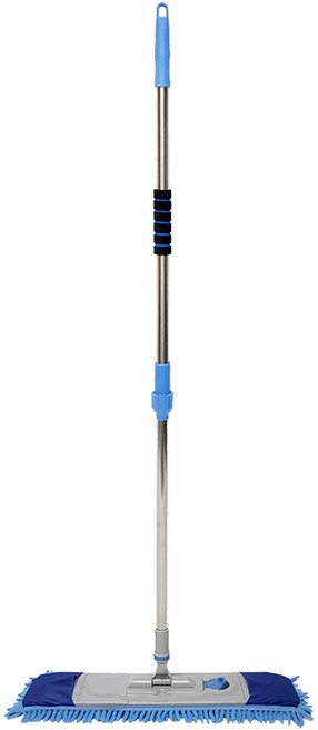 플라넥스 길이 조절되는 2단 스테인리스 초극세사 도레미 강당걸레 소 DM-DRM45-T, 혼합색상, 1개