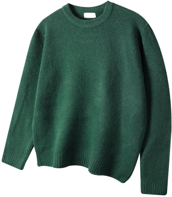 해리슨 남성용 오버핏 울스판 라운드 니트 티셔츠 HA-1496 MEL1029