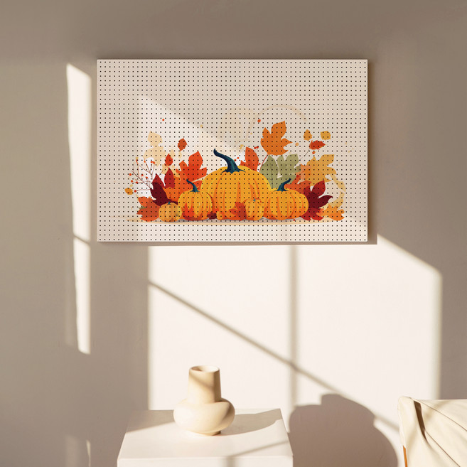 타공판닷컴 UV 프린팅 타공판 600 x 900 mm, 가을빛 계절, 1개