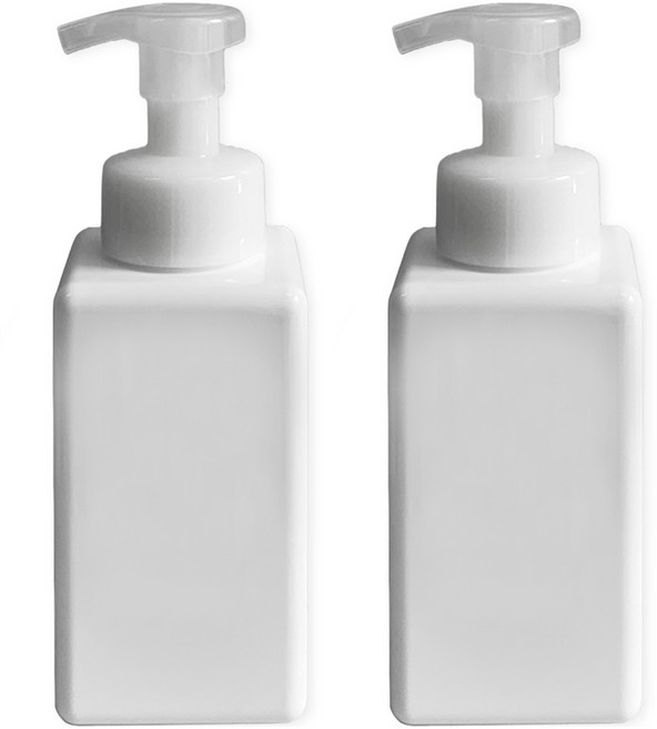 뉴앤룩 디스펜서 핸드워시 거품용기 450ml, 화이트, 2개