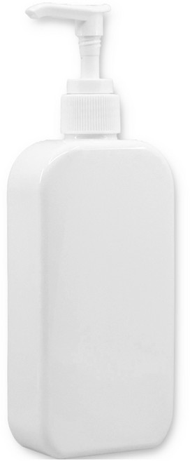 뉴앤룩 주방세제 슬림 디스펜서 리필 공병 300ml, 화이트캡 + 화이트, 1개