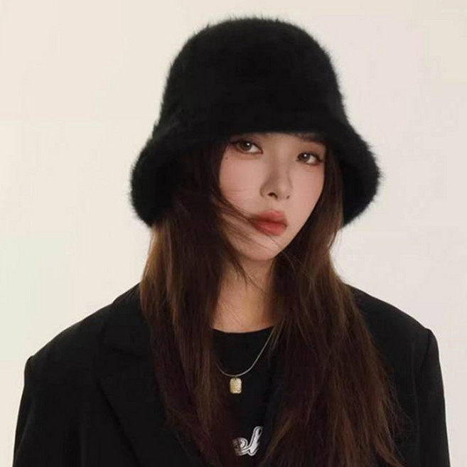 페이퍼먼츠 보들 퍼 벙거지 모자 23501