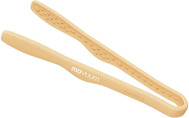 모윰 실리콘 이유식 집게, 단품, 1개, 머스타드