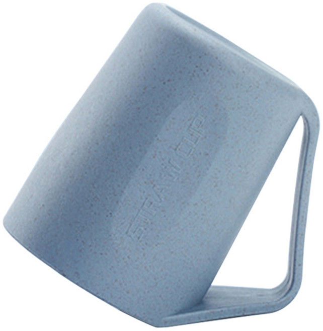 무식이네 스윗클린 물빠짐 거꾸로 양치컵, 블루, 1개