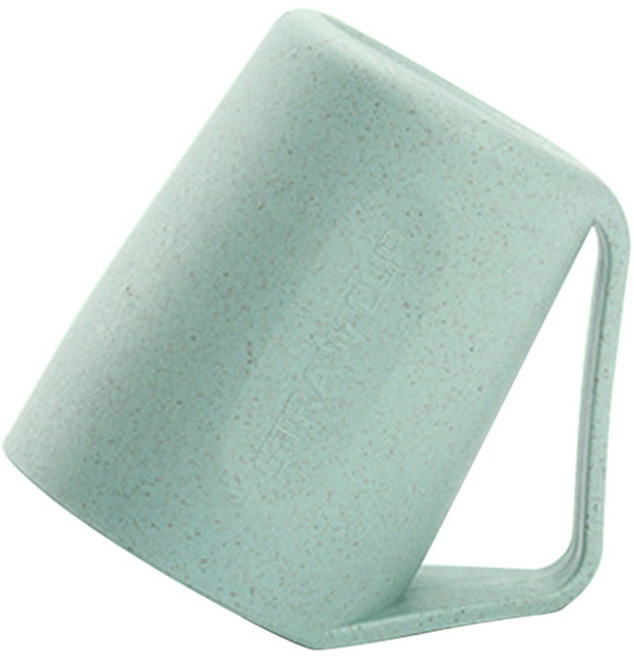 무식이네 스윗클린 물빠짐 거꾸로 양치컵, 그린, 1개