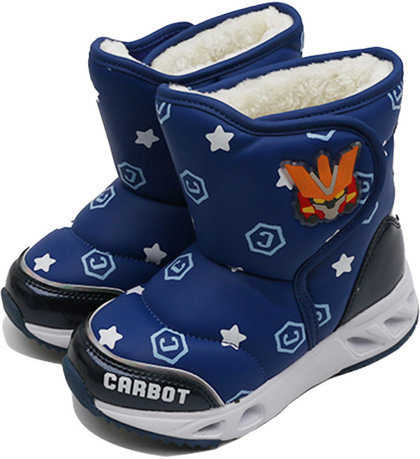 초이락 헬로카봇 아동용 CH 심볼 바로인 패딩부츠