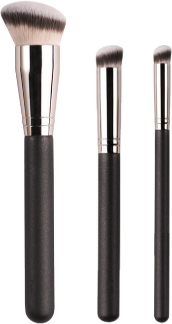 라메디 앵글 파운데이션 컨실러 브러쉬 3종 세트, 혼합색상, 1개