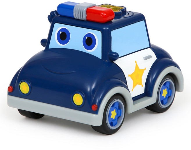 더핑크퐁컴퍼니 슈퍼구조대 멜로디 경찰차 작동완구, 혼합색상, 1개