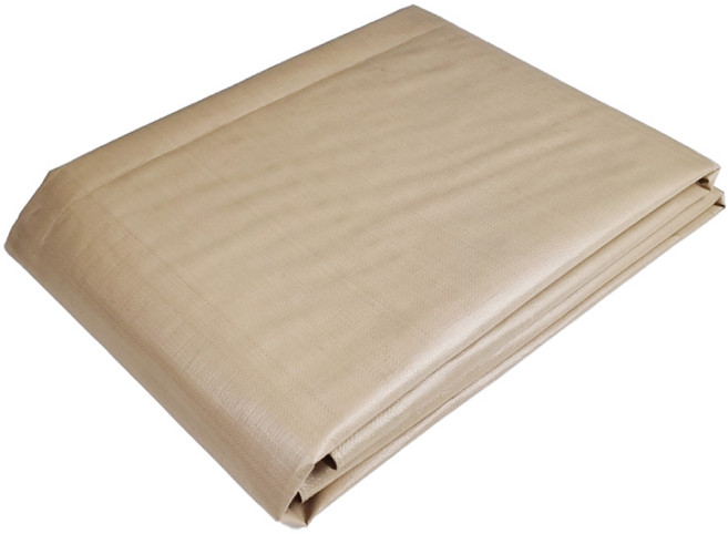 가드맨 튼튼한 양면코팅 타포린 방수포 그라운드시트, 베이지
