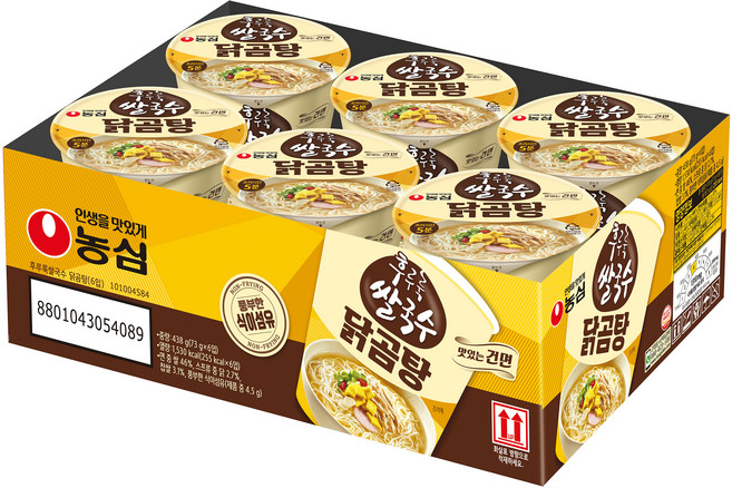 후루룩 쌀국수 닭곰탕, 73g, 6개