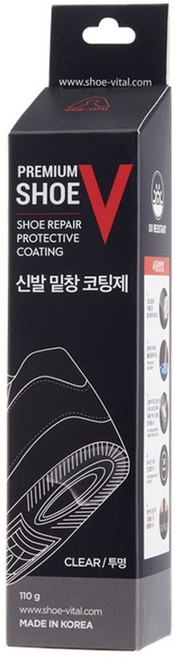 슈바이탈 슈브이 신발 밑창 코팅제, 투명, 1개
