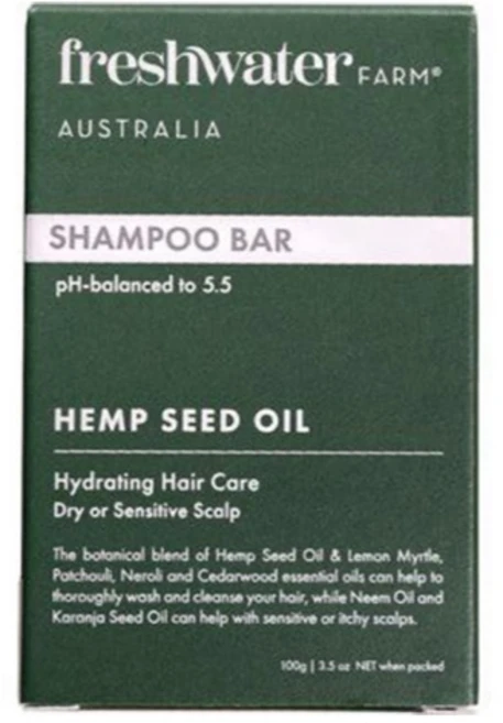 프레쉬워터팜 헴프시드 오일 샴푸바, 100g, 1개 - 쿠팡