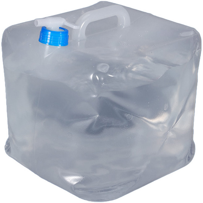 앤티스 캠핑용 접이식 사각 물탱크 자바라호스 15L, 1개