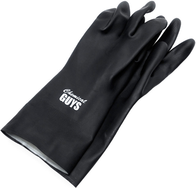 케미컬가이 파파손 고무장갑 양손착용 세트 ver2 블랙 L, 1세트