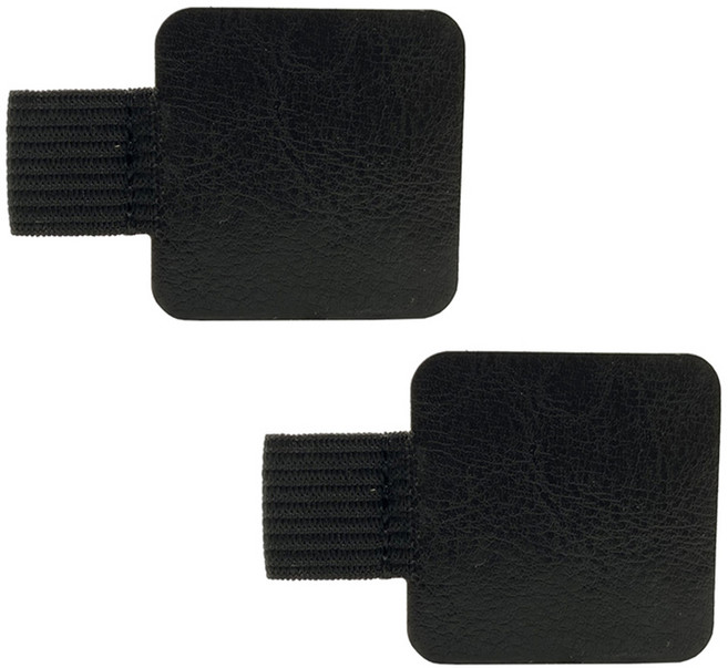 마다꾸미 고급 가죽 펜홀더 다이어리 패드 펜 꽂이, 블랙, 2개