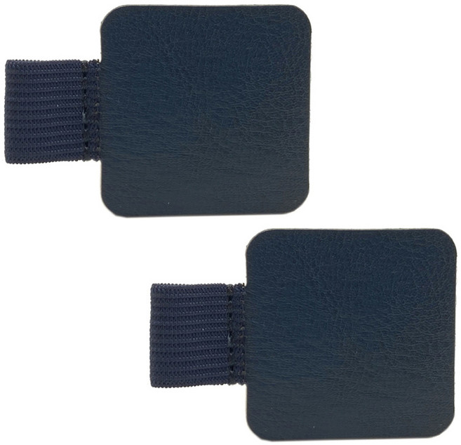 마다꾸미 고급 가죽 펜홀더 다이어리 패드 펜 꽂이, 네이비, 2개