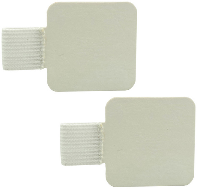 마다꾸미 고급 가죽 펜홀더 다이어리 패드 펜 꽂이, 화이트, 2개