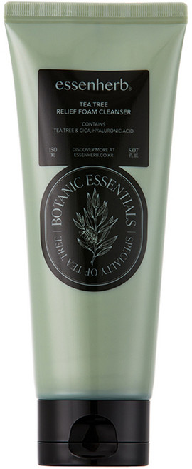 에센허브 티트리 릴리프 폼 클렌저, 1개, 150ml