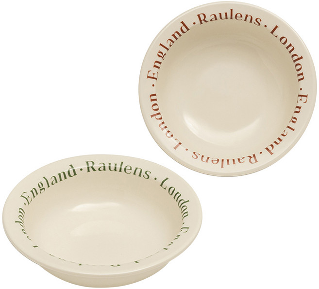 MAISON OBJET 勞倫斯倫敦古夫小菜碟 S 2件組, 1套, 綠色, 紅色