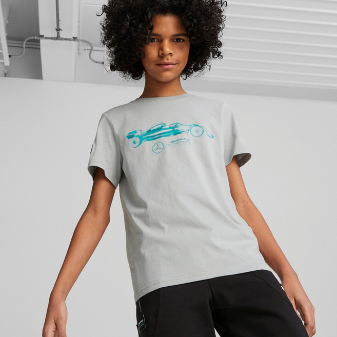 PUMA 男童 MAPF1 Kids Essential 汽車圖案T恤 53849302
