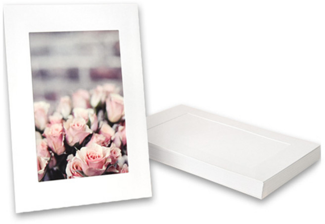 모노라이크 슬림앤 라이트 스탠딩 페이퍼프레임, 20개, 화이트