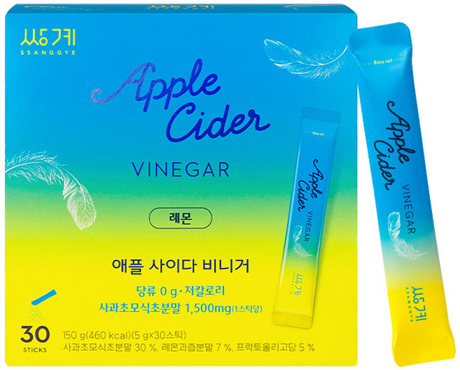 쌍계명차 애플사이다비니거 레몬, 150g, 1개